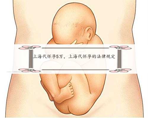 上海代怀孕5万，上海代怀孕的法律规定